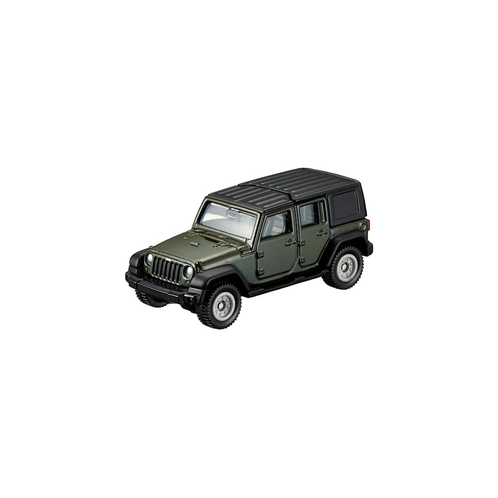 

Takara Tomy Jeep Wrangler Toy Model Box 080 Durable Plastic Construction 1:18 Scale