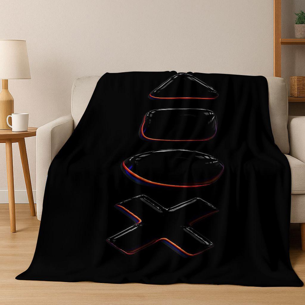 

2026 New Gamer Zone Game Controller Flannel Blanket,Warm and Cozy Soft Throw Blanket for Home Bedroom Bed Sofa Picnic Cover Kid 75x90cm