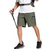 Mens Lightweight Quick Dry Hiking Shorts with Zipper Pockets Outdoor Stretchy Casual Shorts for Travel Walking