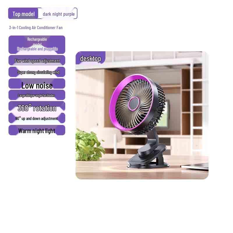 

Yuanzu Y8 Rechargeable Desktop USB Fan
