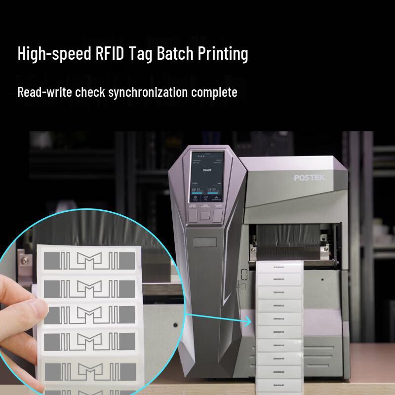 POSTEK OX318r Industrial RFID Label Printer CN plug (adapter included)