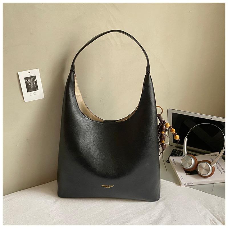 Стильная вместительная ретро-сумка осенняя новая простая повседневная сумка-тоут высокая стоимость модная сумка через плечо