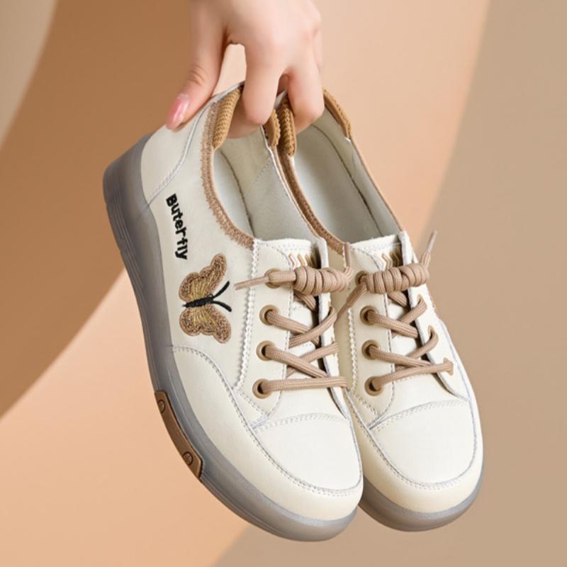 Fashion Summer Women Loafers Flats Lady Slip On White Genuine Leather Casual Female Shoes Women's De-Train White Casual Shoes Zapatos De