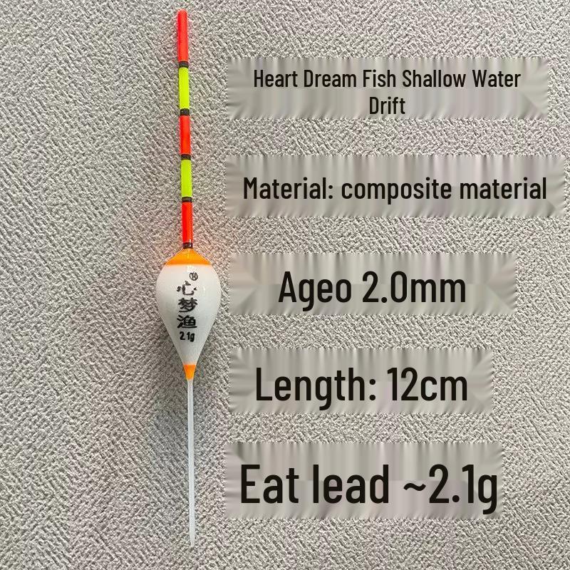 Flacher Wasserköder für Steinfische und Karauschen - Kurzer Winter-Schwimmer für Kleinfische.