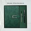 Custom Logo A5 Faux Leather Notebook Gift Set: Business Diary & Meeting Planner
