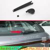 For BYD ATTO 3 Yuan Plus   Carbon Fiber Style Rear Window Wiper Arm Blade Cover Trim Overlay Nozzle Molding Garnish