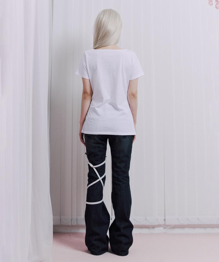ILLIO White Eyelet T-Shirts