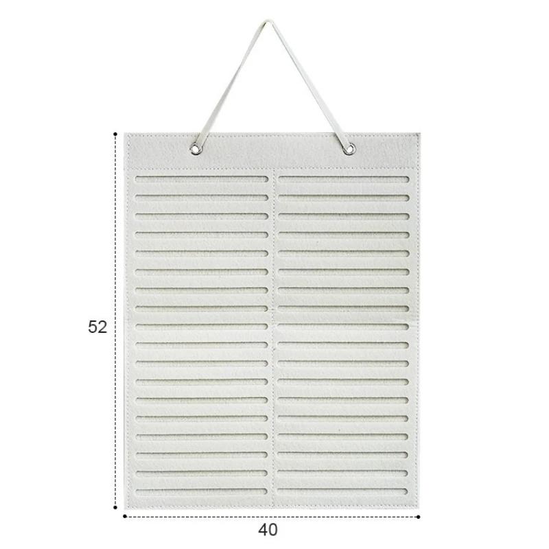 Simple Headwear Storage Hanging Bag, Felt Hair Clip Hanging Sorting Bag, Hair Clip Door Jewelry Storage Bag