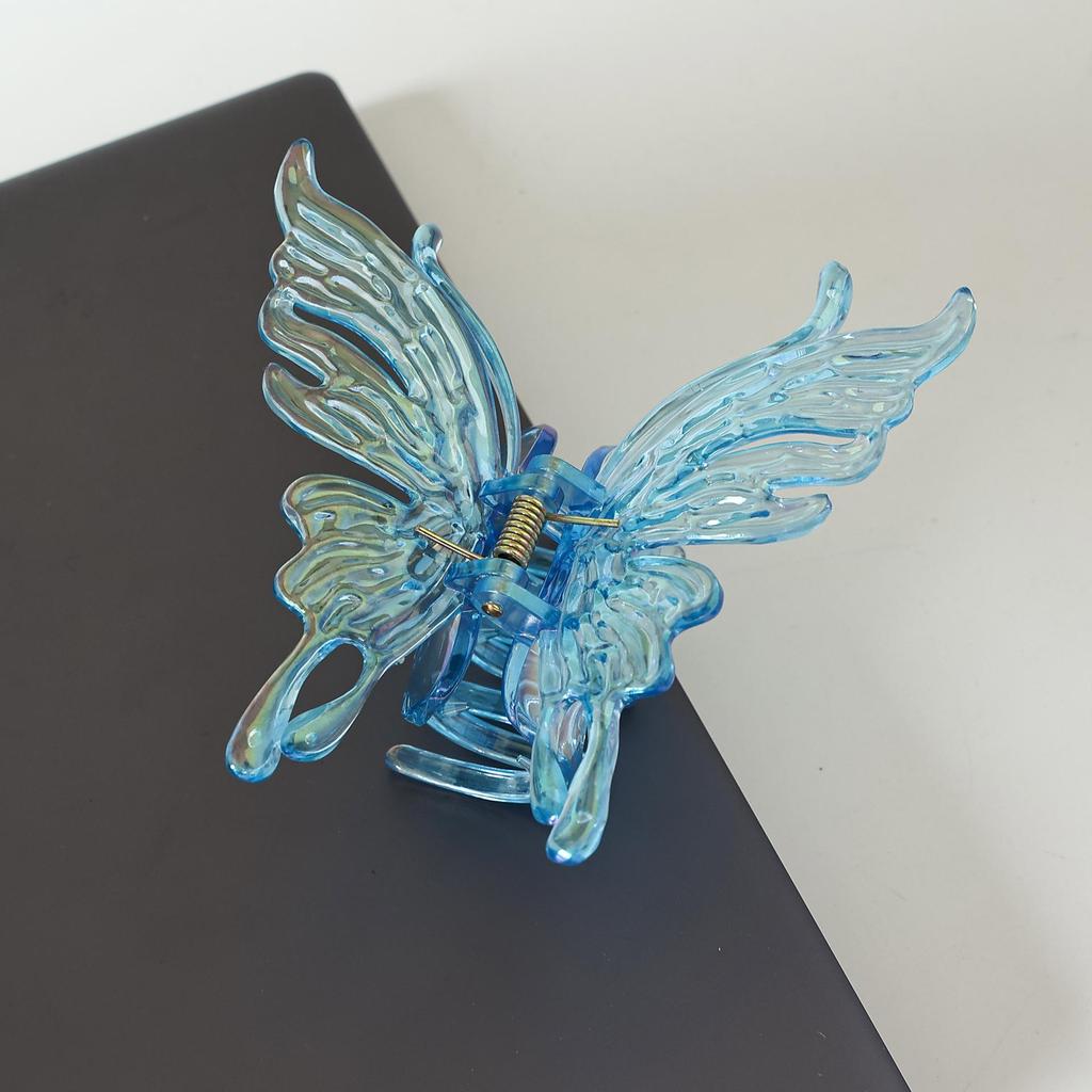 8 Style Transparent Mini Hair Pins Claw Crab Girls Women Barrette Acrylic Butterfly Hair Clips Korean Hair Accessories