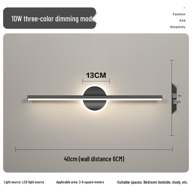 Modern LED Vanity Mirror Light: Simple Bathroom Wall Lamp for Makeup & Cabinet Illumination