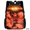 Cartoon School Bags for Boys Girls ,Mochila Attack On Titan  School Backpack for Kindergarten,Cute Light Weight Kids Bags