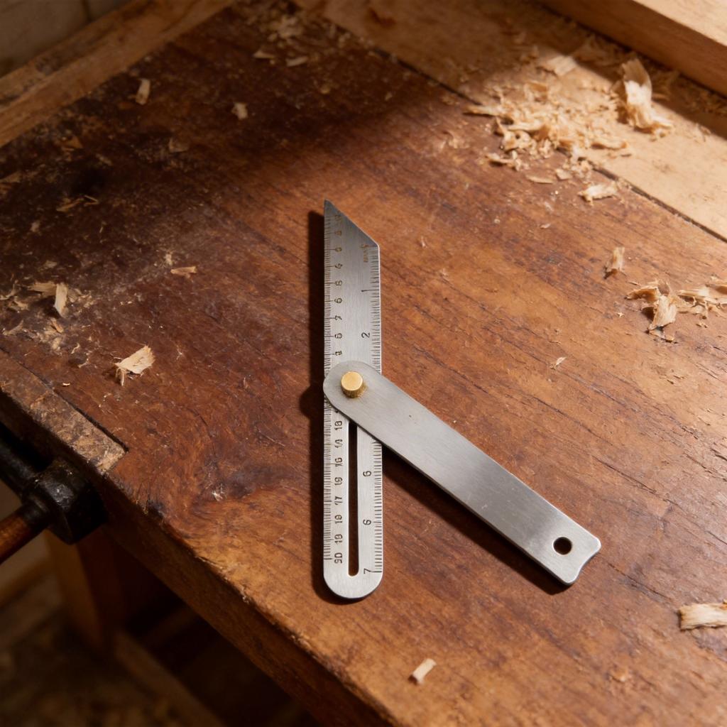 403 Stainless Steel Angle Ruler with Waterproof and Rust Resistant Properties for Construction and For Woodworking