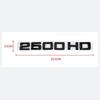 Applicable to Chevrolet GMC 2500HD TAHOE body lettering decals.