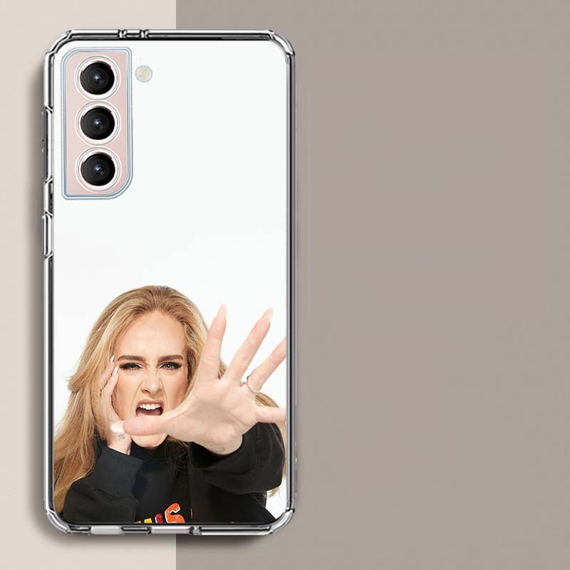 Singer A-Adele Phone Case For Samsung A16 A26 A36 A56 A17 A15 A25 A35 A55 A14 A24 A34 A54 A04S A05S Galaxy Note 20 10 9 8 A9 A8