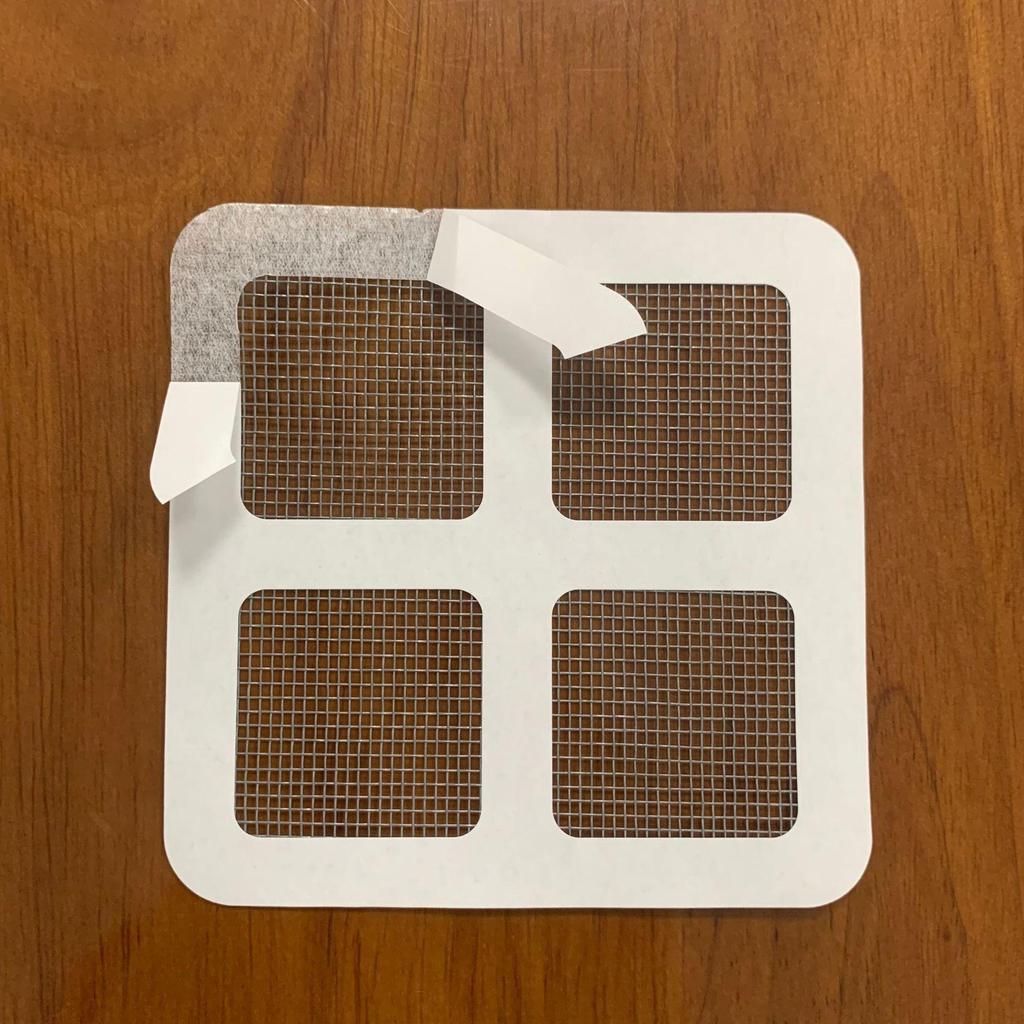 Bathroom Hair Filter Stickers - Anti-Clog Self-Adhesive Mesh for Floor Drains and Toilets