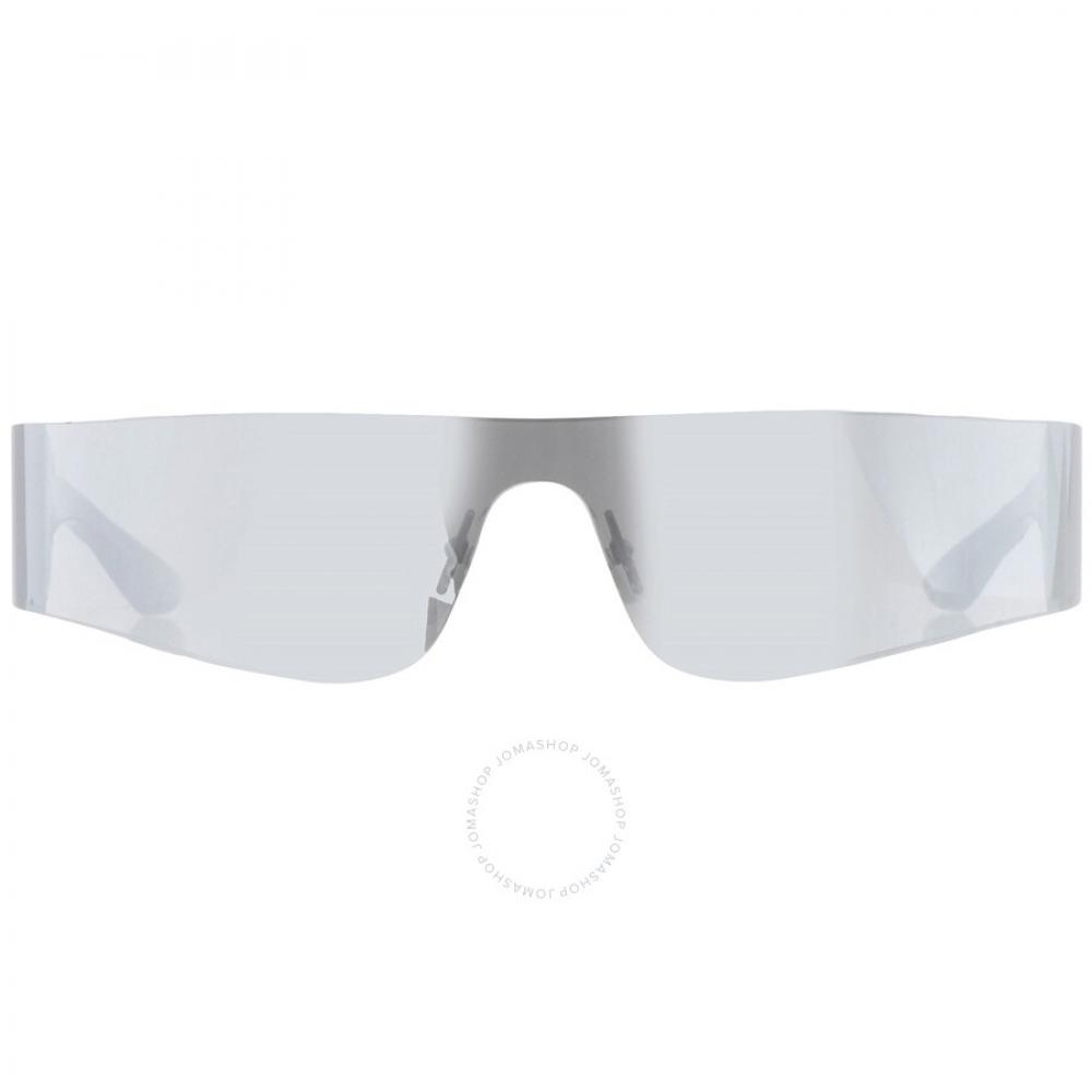 

Balenciaga Silver Rectangular Unisex Sunglasses BB0041S 002 99