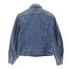 Lee 80s Made In USA Vintage Denim Jacket Wash Blue Denim Jacket Trucker Women Used