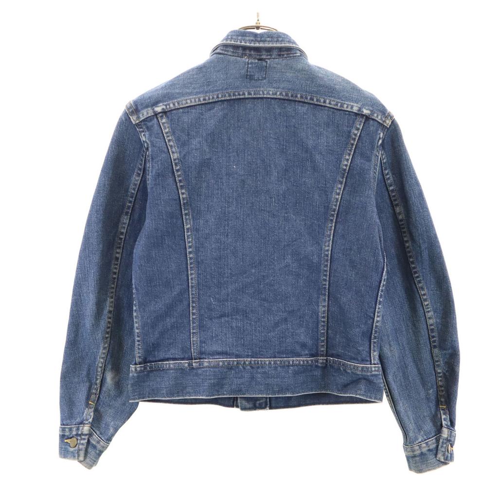 Lee 80s Made In USA Vintage Denim Jacket Wash Blue Denim Jacket Trucker Women Used