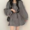 Spring and Autumn Women's Temperament Pure Desire Wind French Design Sense Niche Corduroy Dresses