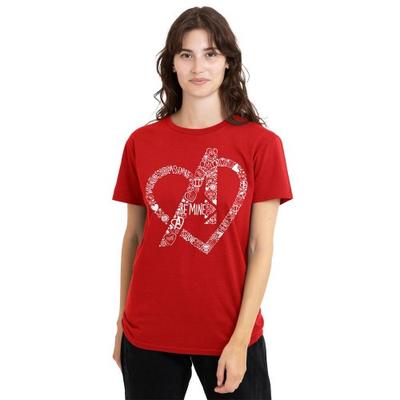 Unisex Adult Be Mine Heart T-Shirt