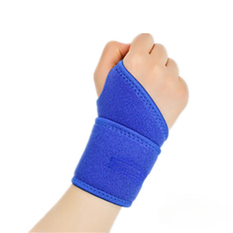 

1 шт., спортивный браслет для поддержки запястья для тяжелой атлетики, игры в баскетбол, фитнеса, защитная лента для запястья, бандажный ремешок, регулируемые ремни синий