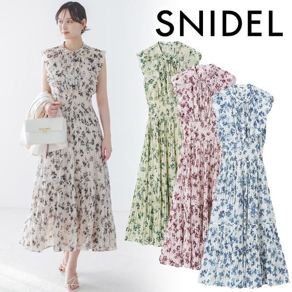Limited time 10% OFF/Same day shipping/SNIDEL Sustainable frill dress SWFO261069 26SS 2026 Spring/Summer Cancellation and returns not possible
