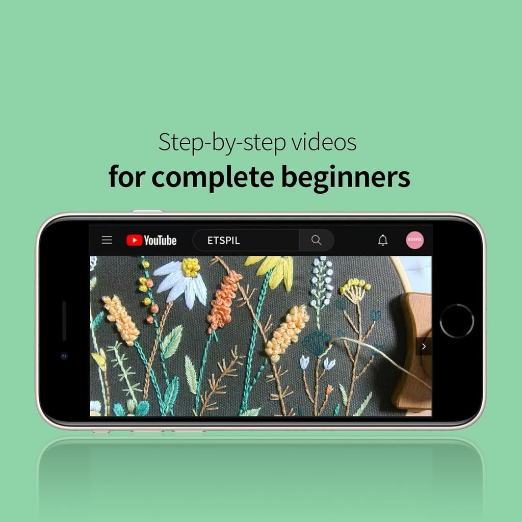 Stickerei-Set für Anfänger, Stickerei-Starter-Set Stichübungs-Set Gedruckte Kreuzstich-Sets mit Werkzeugen