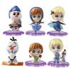 Elsa Frozen Olaf Pvc Model Set Collectible Figures Children Decor Playroom