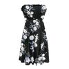 Women Casual Sleeveless Summer Dresses  Spring Patchwork Boho Floral  Cocktail Party  Dress