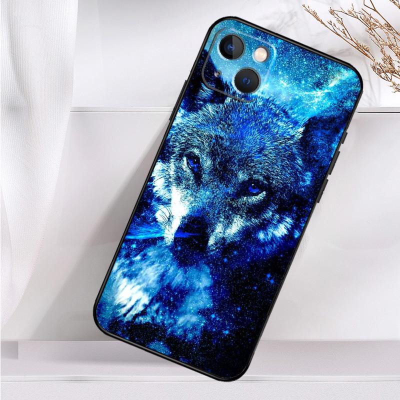 Animal Wolf Galaxy Shockproof Case For iPhone 17 16 Pro Max 11 14 15 Plus 12 13 Mini 16e 17 Air Phone Cover