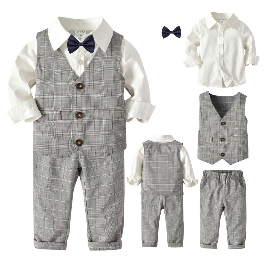 Formaler Smoking Perfekt für Erstes Baby und Stilvolle Kleidung [Shiawase Warehouse] Anzug für Jungen, Feste, Babyshowers, Shichi-Go-San, Hochzeiten, Mehr.