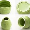 2 Pieces Matcha Bowl Tea with Whisk Holder Smooth Surface Craft Ceramic Handmade
