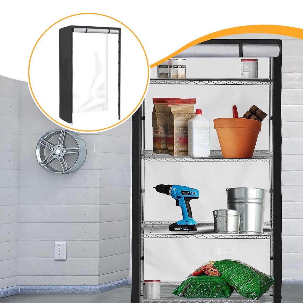 Easy Install Waterproof Shelf Cover Heavy Duty Oxford Fabric Dustproof Storage Wire Rack Protector for Home Garage