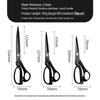 Stainless Steel Anti-Oxidation Tailor Shears with Black Finish - Multi-Size, Fast Shipping Available