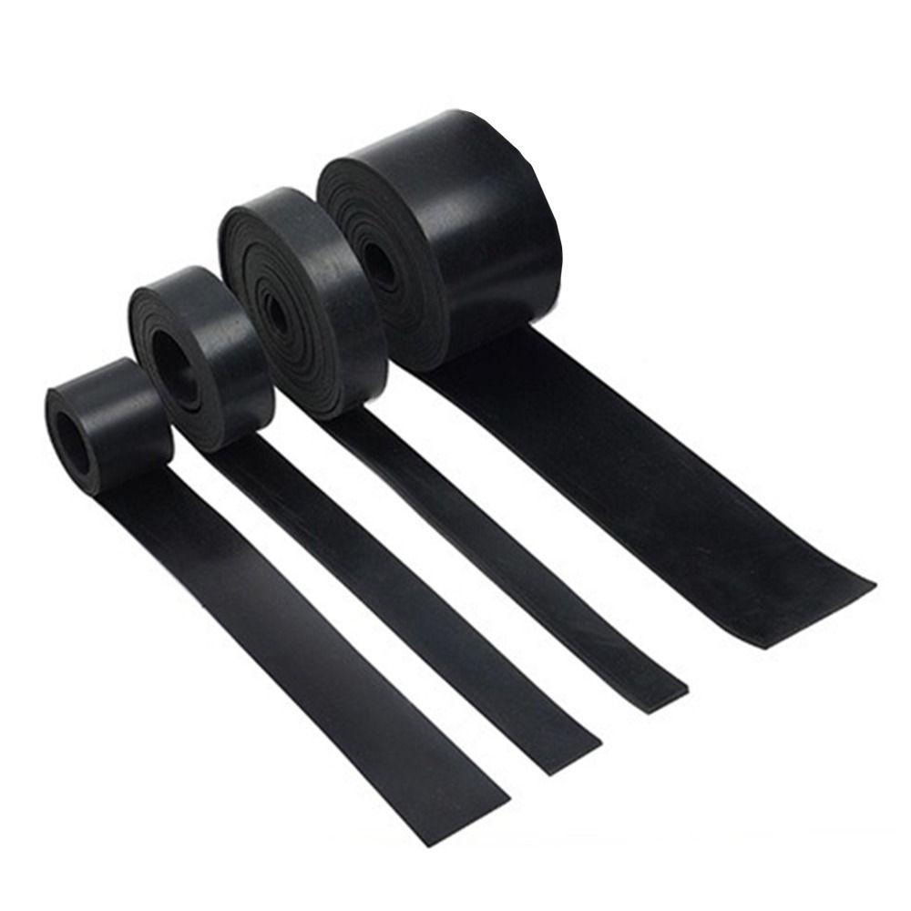 Solid Rubber Neoprene Rubber Sheet Rolls Black Sealing Padding Durable Seal Strips