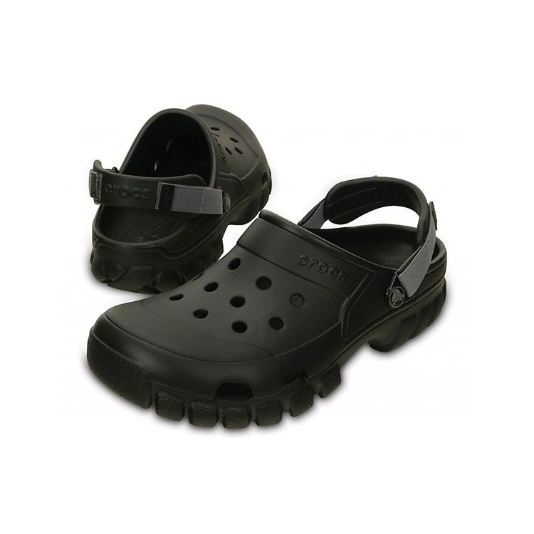 Crocs Classic Clog Fashion Trend Thick Sole Clogs Unisex Clogs Black 202651-02S