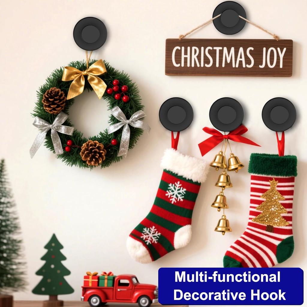 Suction Cup Hooks for Shower, Removable Towel Hooks for Bathroom Window Glass Door Wall, Bath Robe Looafh Wreath Hook for Hanging