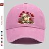 Pc Sheep Print Baseball Cap with Floral Design Golf Hat Comfortable Lightweight Papa Hat Adjustable Strap Truck Driver Sun Hat