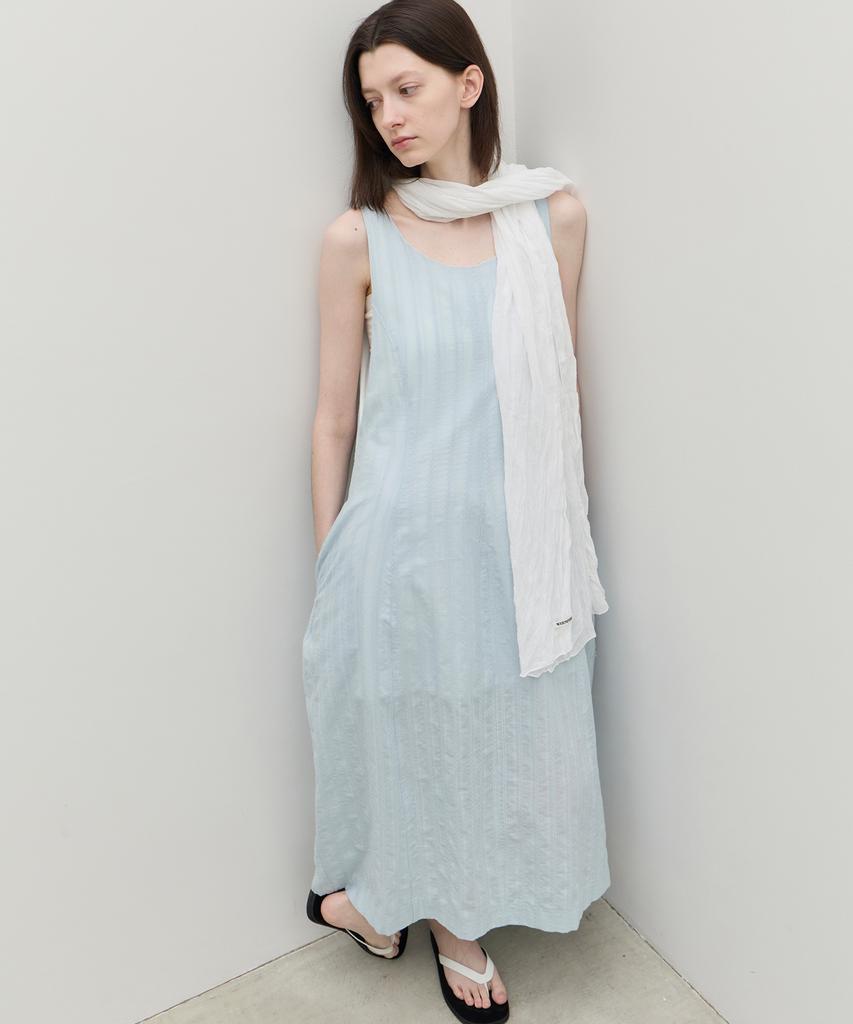 Leuba Arc Sleeveless Dress - Whisper Blue