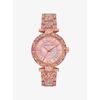 Limited-Edition Laney Pavé Rose Gold-Tone Watch MKO1152LE