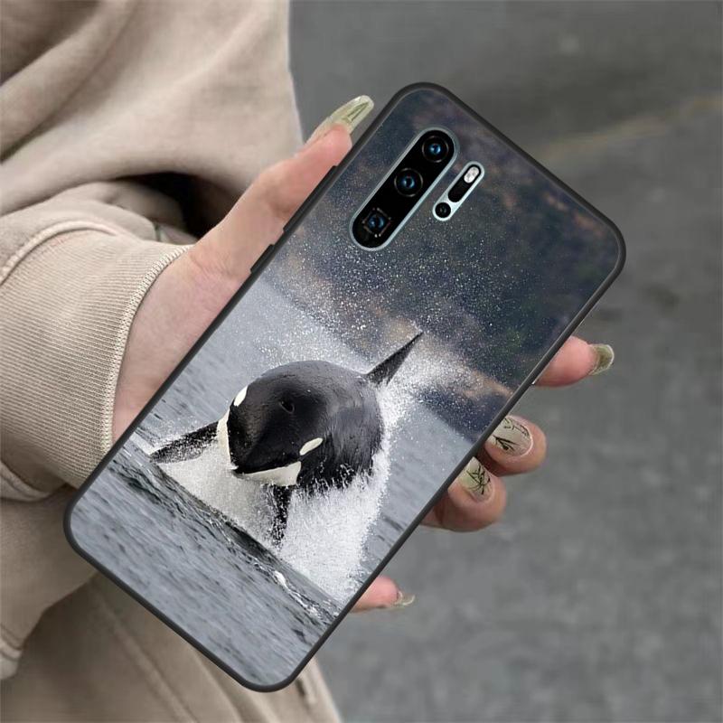 Killer Whale Orca Case For Huawei Nova 9 SE 10 5T 11i 8i 7i 3i Y61 Y91 Y60 Y70 Y90 P20 P40 Lite P30 Pro Cover