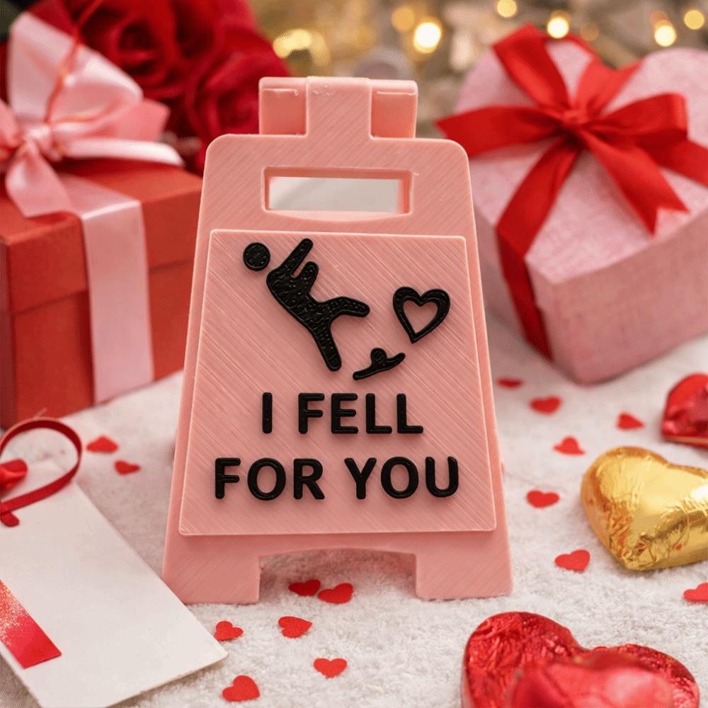 Desktop Ornament Falling In Love Signboard Mini Size Love Letter Romantic Sign  Spouse Gift