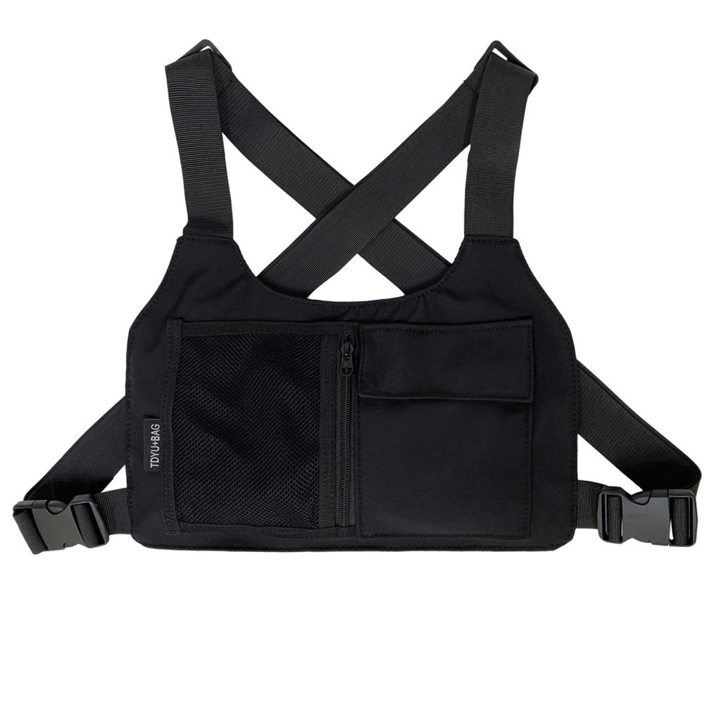 Multifunctional Vest Backpack, Minimalist Chest Bag with Cool Street Style