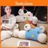 Removable Toy Plush Lumbar Cushion With Cartoon Animal Pattern Chair Decor Doll