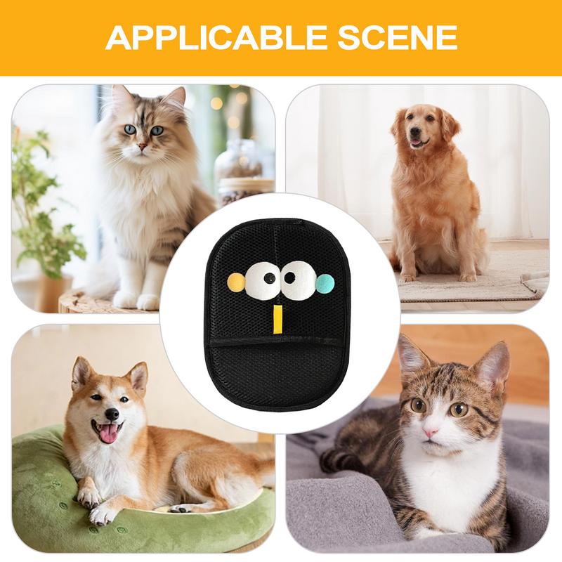 Cat Hair Remover Glove Cat Grooming Gloves Two-Way Reusable Washable Gentle Dog Brush For Detailing Grooming Scratching Cleaning
