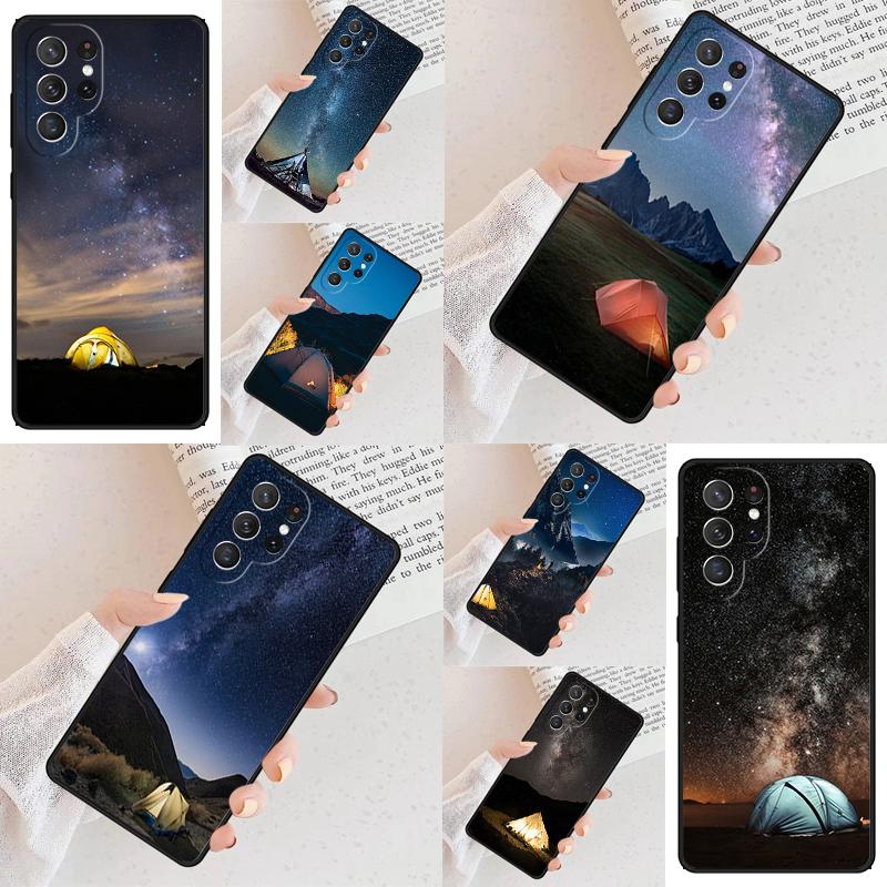 Camping Nature Mountain SOFT Cell Phone Case for Samsung Galaxy S26 Ultra S25 S24 S23 S22 S21 S20 Note10 Cover