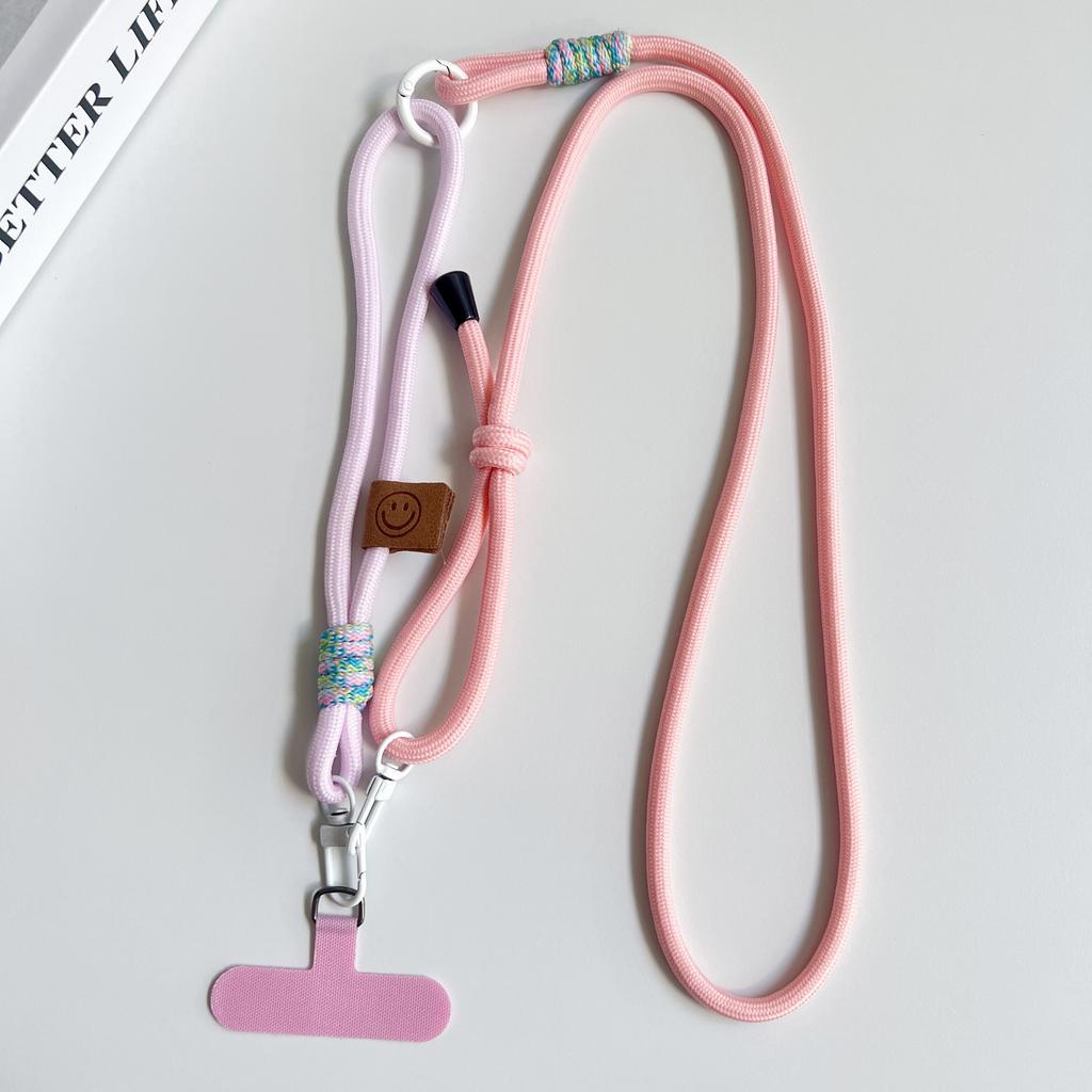 Simple Two-in-one Mobile Phone Lanyard, Crossbody Strap, DIY Wrist Short Rope, Multi-Functional Adjustable Fancy Lanyard