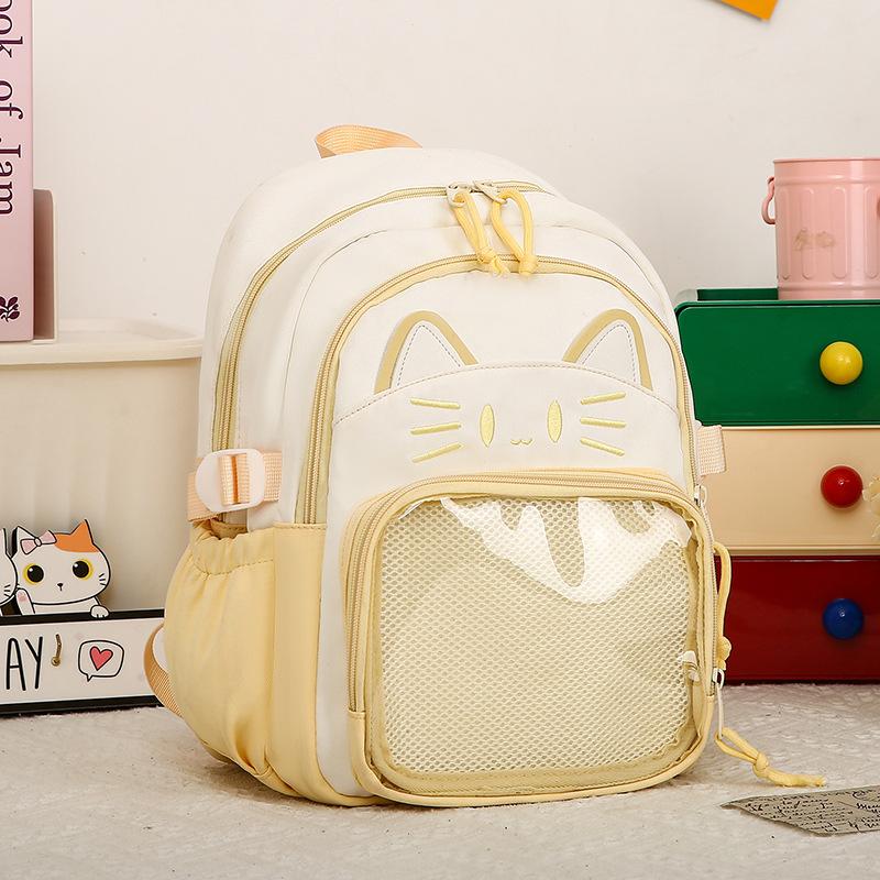 Lightweight Schoolbag Women's New Korean Version Cute Primary School Students 3rd-6th Grade Spine Backpack Campus Junior High School Students Backpack
