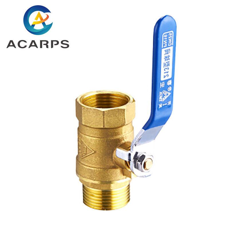 1/2" 3/4" 1" Brass ball valve Internal And External Wire Ball Valve Natural Gas Switch Tap Water Valve