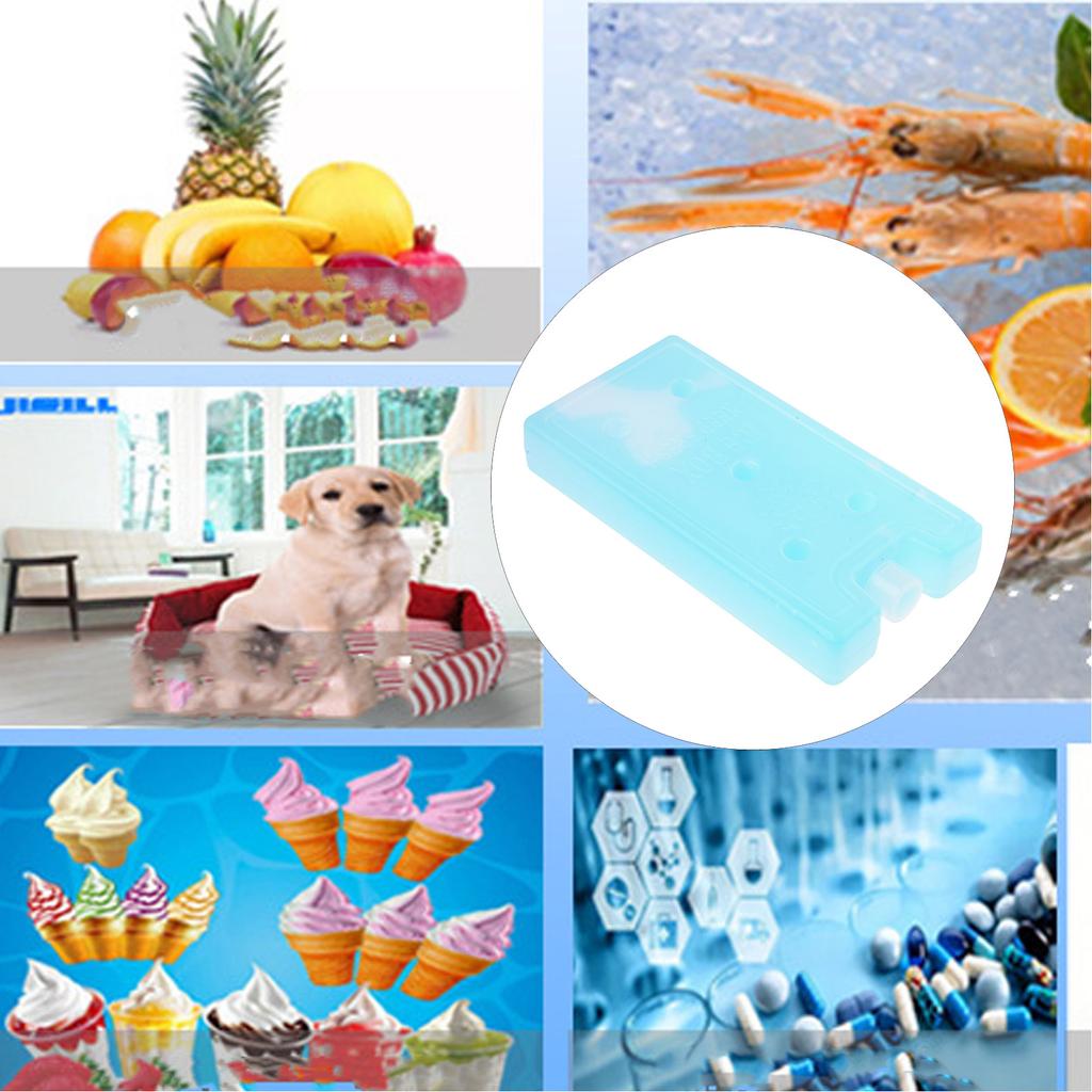 Compacts Leakproof Ice Box Ice Packs Air Conditioner Portables Ice Pack for Fruits Vegetables Beverage Chilling